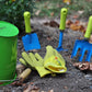 G & F Products 10051 Justforkids Kids Water Pail With Garden Tools Set, Green