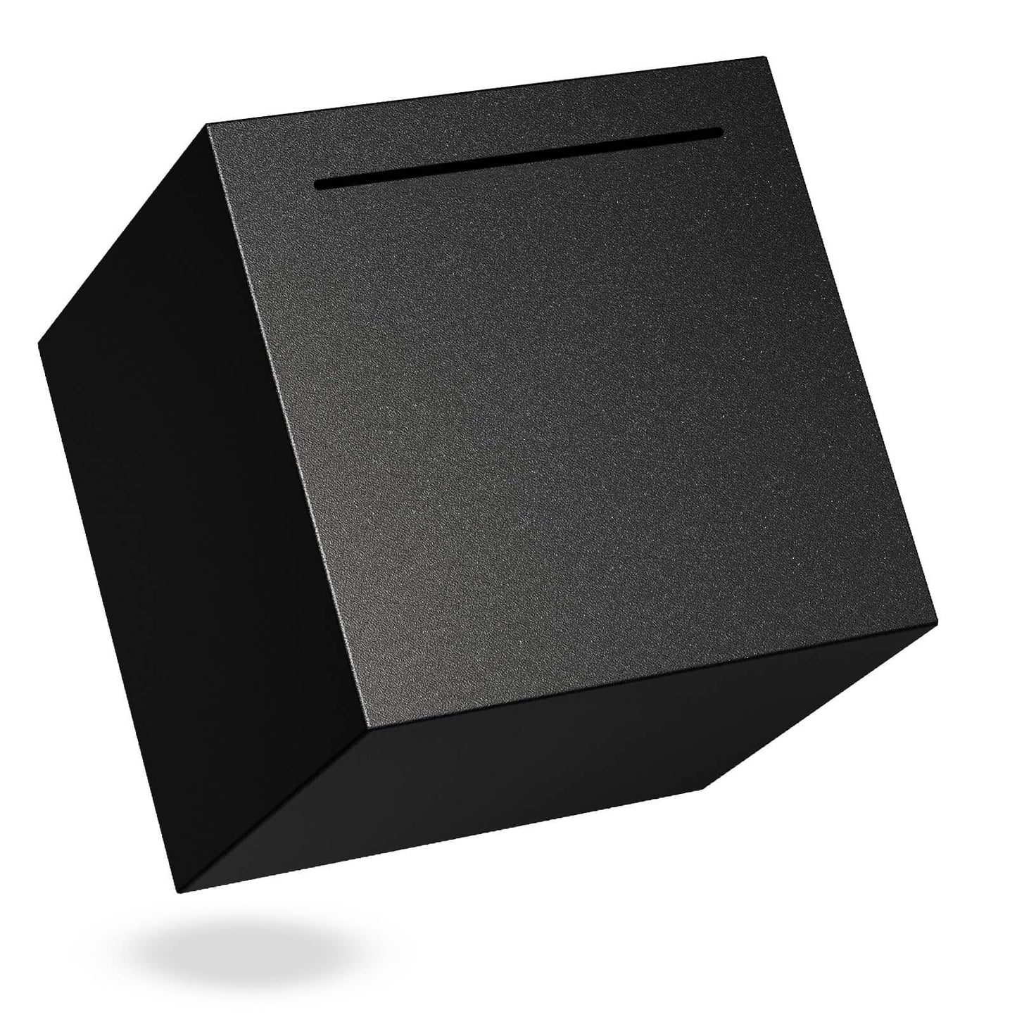 Lmsne Piggy Bank For Adults/Kids, Must Break To Open Stainless Stee Piggy Bank, Unopenable Metal Money Saving Box (Black, 5.9 In