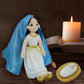 June Garden 14'' Plush Religious Figure - Blessed Virgin Mary And Baby Jesus Playset