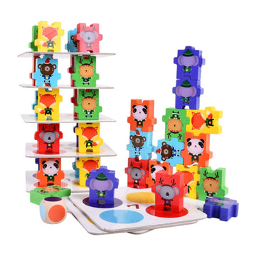 Enakshi ParentChild Interaction Creature Balance Stack Tabletop Play Creature Stacking Blocks HandEye Coordination Stacking Bo