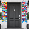 Tatuo 2 Pcs International World Flags Decorations World Bunting Porch Sign Banner Country Flag Soccer Party Supplies Sports Events Bar Sports Clubs Birthday Party Classroom Decoration(Nations)