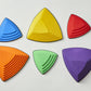 Gonge River Stones - The Original Kids Play Stepping Stones For Balance And Coordination, Non-Slip Bottom, Stackable, For Indoor And Outdoor, Set Of 6 - Vibrant