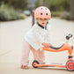 Scoot & Ride 2-in-1 Ride-On & Stand Kids Scooter, Ages 1 to 5, Highwaykick 1, Peach