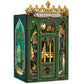 CUTEBEE Book Nook Kit - DIY Miniature House Dollhouse Kit for mature-themed and Teens  Booknook Bookshelf Decor Alley Model Build with LED Light  Gifts for Family and Friends (The Darkness Herbarium)