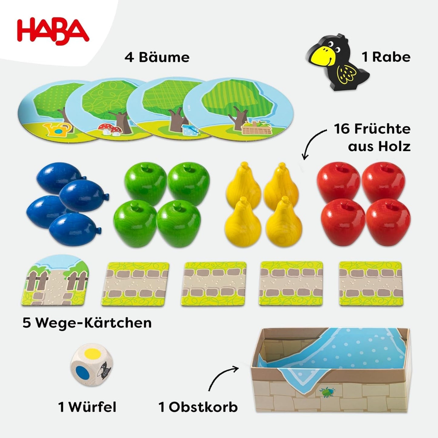 HABA My Very First Games - First Orchard Cooperative Toddler Game Ages 2 Years + (German Box)