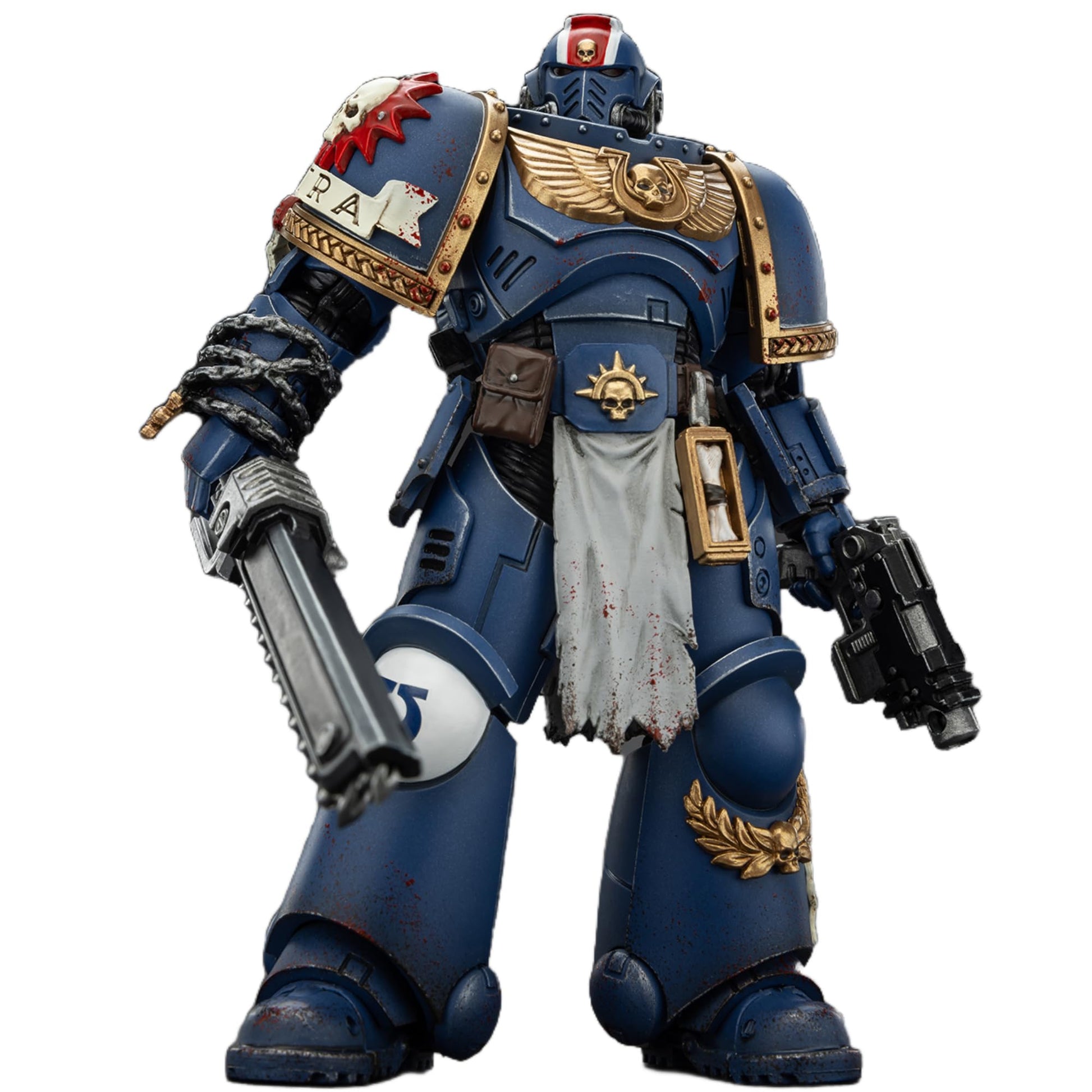 malt-inspiredISE JOYTOY 1/18 Action Figures - Warhammer Space Marine 2 Ultramarines Lieutenant Titus Collectors Edition - 5 Ages 15+