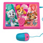 LEXiBOOK Paw Patrol Bilingual Educational Laptop, 170 Activities, 13.38x1.81x0.1 inches, Plastic, Pink/Blue, Model JC599PAGi2