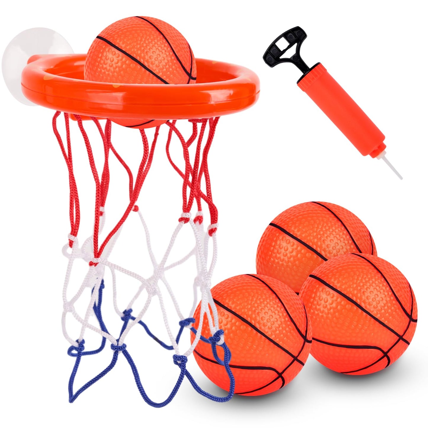 Lovestown Kids Bath Toys, Bathtub Basketball Hoop Set For Kids Toddlers, Shower Toys Bathtub Shooting Game