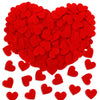 SEPGLITTER Valentine s Day Felt Hearts,300Pcs Felt Red Heart Shapes Decorative Confetti for Valentine s Day Crafts Wedding Orn