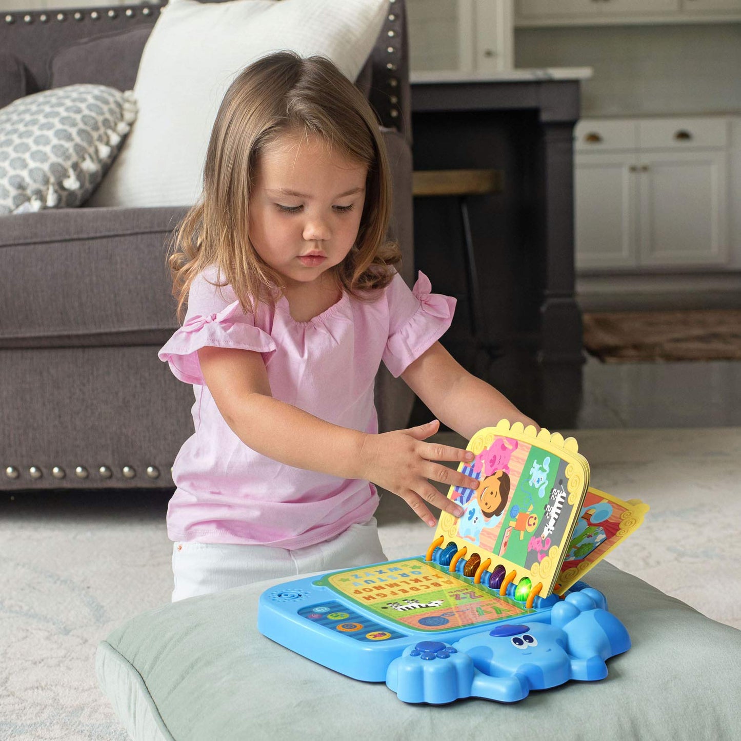 Leapfrog Blue'S Clues And You! Skidoo Into Abcs Book, Blue Medium