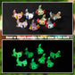 XIHIRCD 72pcs Mini Resin Axolotl Figurines, 2.45x2.25x1.5cm, Multicolor, Model 29458, Perfect for DIY Craft