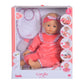 Corolle 9000150060 - Mon Grand Poupon Purple Chérie 42 Cm French Doll With Charm And Vanilla Fragrance