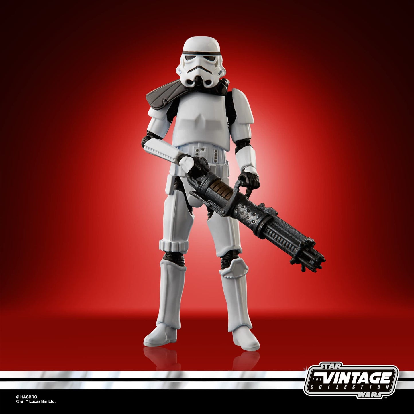 STAR WARS Vintage Collection Heavy Assault Stormtrooper 3.75" Action Figure - White, Plastic, Model F5556