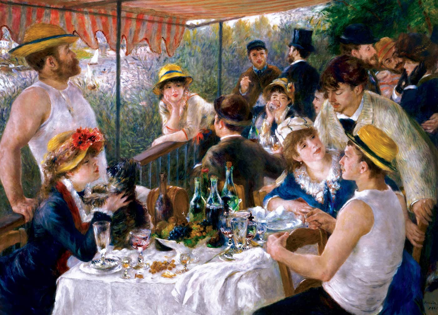 MasterPieces 1000 Piece Jigsaw Puzzle - Luncheon of The Boating Party, 26.75"x19.25", Team Color, Model 72214