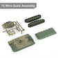 Gresdent Ww2 Army Tank And Army Men Toys Playset,2 China Type98 Mbt Tank Models And 10 Toy Soldiers For Kids Boys