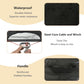 Square Sand Box Cover - Waterproof Dust Proof, Black - Fits 49L x 47W x 8.5H Box
