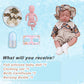 Kuiceo Reborn Baby Dolls That Lifelike -12 Inch Full Body Silicone Sleeping Baby Boy Handmade Face Realistic Body Details For Ch