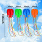 Kaiciuss 4 Pack Octopus Kites For Kids & Adults Easy To Fly, 24”X 158” Large Soft Kite Kit For Boys And Girls, Single Line 3D Beach Kite Set For Teens, It Comes With 4 X 300Ft Kite Handles