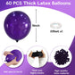 Jobkoo Purple Balloons 5 Inch, 60 Pcs Small Dark Purple Balloon Royal Purple Latex Balloons For Arch 5'' Mini Deep Purple Helium