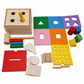 Tantrums Montessori Toys For Babies & Toddlers | Wooden Shape Sorter Hammer Peg Box | MultiActivity Educational Toy For Fine Mo