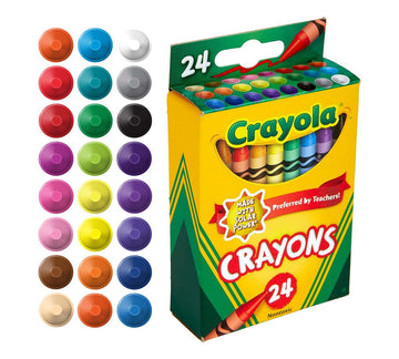 Crayola Crayons, Assorted Classic Colors, 24 Count