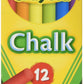 Crayola Chalk, Assorted Colors, 3 X 12 Sticks Per Box (36 Chalks)
