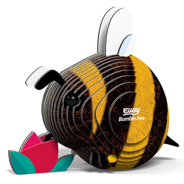 Eugy Bumblebee 3D Puzzle, 24 Piece Eco-Friendly Educational Toy Puzzles For Boys, Girls & Kids Ages 6+