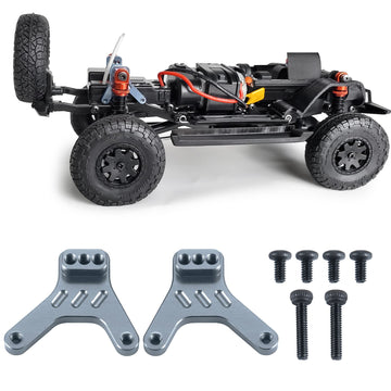 Zolikar 2PCS RC Aluminum Alloy Rear Shock Mount Shock Tower for Kyosho Mini Z 4x4 1/18 Scale Jimny 1/24 Scale Wrangler, Titanium