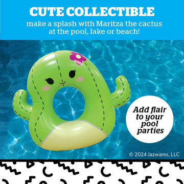 BigMouth x Squishmallows Original Large Inflatable Pool Float, Swim Ring for Adults and Kids, Pool Party Supplies & Water Toys -
