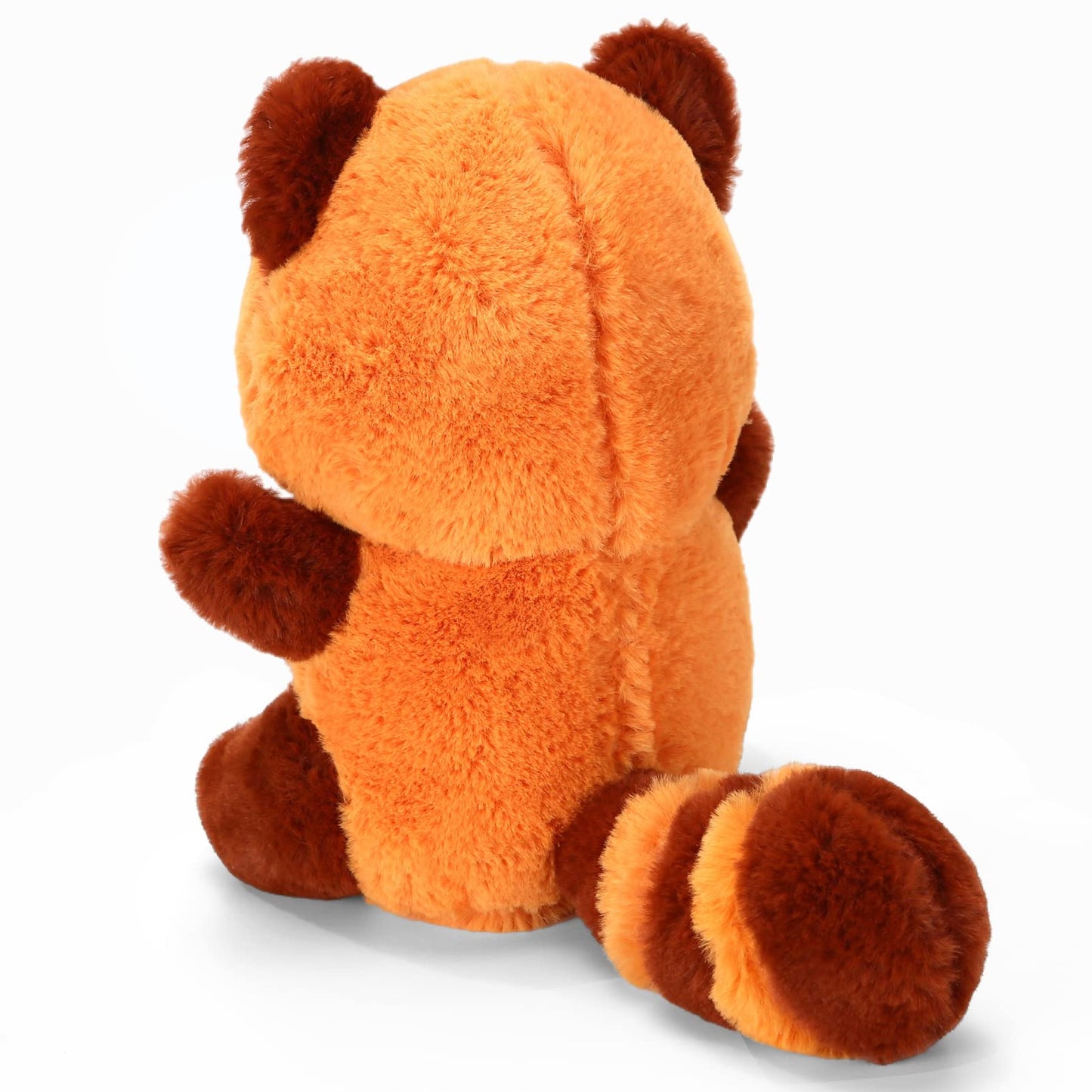Riuhot Red Panda Stuffed Animal Plush Toy 9" Small Polyester Cute Gift for Kids & Girlfriend - Panda Squinting