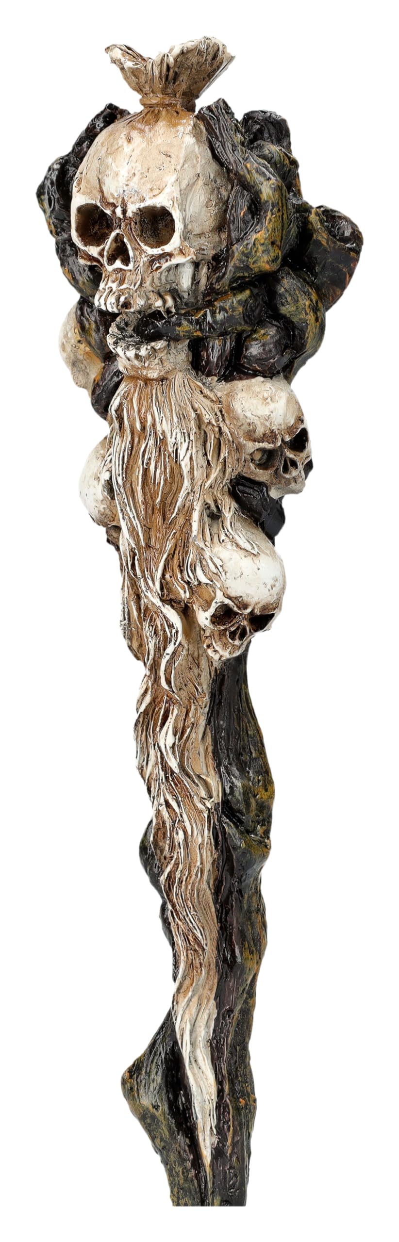 Pacific Giftware Skull Heads Magic Resin Figurine Statue Wand