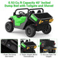 Ride On Dump Truck, 24V Ride On Car with Remote Control, Electric Dump Bed and Extra Shovel, Ride On Tractors Car with Music Pla