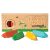 Honeysticks Triangular Crayons (10 Pack) - 100% Pure Beeswax, Food Grade Colors, Non Toxic Crayons for Baby, Toddlers ages 1-3,2