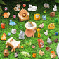 DIYDEC 40pcs Mini Resin Animal 40 Styles Tiny Resin Animals Miniature Little Small Animal Figures Bulk for Micro Fairy Garden La