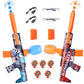 2 Pack Splatter Blasters, Full Auto Splat Blaster Toy Kits, 50000+, 10 Rs Per Seconds, 600 Hopper, Outdoor Team Game Activities