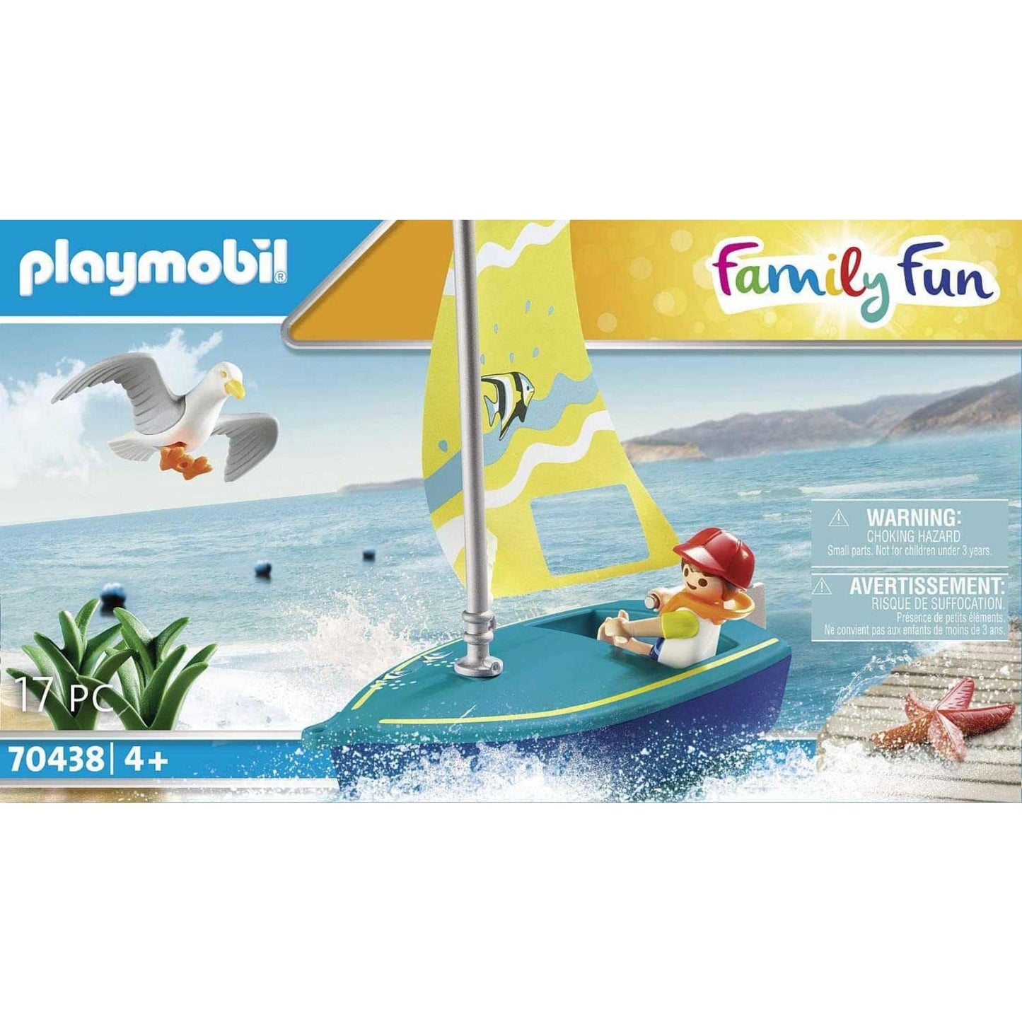 Playmobil Sailboat Model 70438 - Multicolor Standard Size Plastic Toy