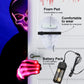 Sumind Halloween LED Mask Scary LED Skeleton Mask Purge Hacker Mask Glow in The Dark Mask for Halloween Costume Party(Pink)