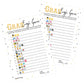 Distinctivs Graduation Party Emoji Game - 25 Players