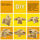 Ideallife Skate Park Kit, Bigger Skate Park Kit Ramp Parts For Finger Skateboard Fingerboard Ramp Skate Park Kit Part Training Props With 3 Finger Decks 2 Finger Bike A Pair Skates Scooters