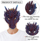 Darlion Kids Dragon Wings Costume Children'S Props Cosplay Wing Dinosaur Tail Mask Set (Purple)