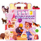 Reusable Sticker Books For Toddlers 2-4 Years, Sticker Books For Kids 1-3, Birthday Gifts For Kids Toddler Boys Girls Travel Toys (Pet Paradise)
