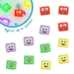 Glo Pals Water-Activated Light-Up Cubes – 12 Pack, Small, Plastic, Multiple Colors (Purple, Yellow, Green, Red)
