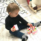 HenMerry 75PCS Birthday Cake Toy DIY Cutting Cake Play Set Kids Play Kitchen Food Pretend Play Cake Toy Best for Girls Birthday