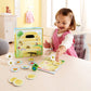 HABA My Very First Games - Hanna Honeybee, 2 Cooperative Color Games for Toddlers, Wood, Yellow/Multi-colored, Model 302199