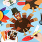 Harloon 6 Set Thanksgiving Turkey Craft Kits for Kids DIY Make a Turkey Art 13-17 Large Thanksgiving Hanging Ornaments Decoratio