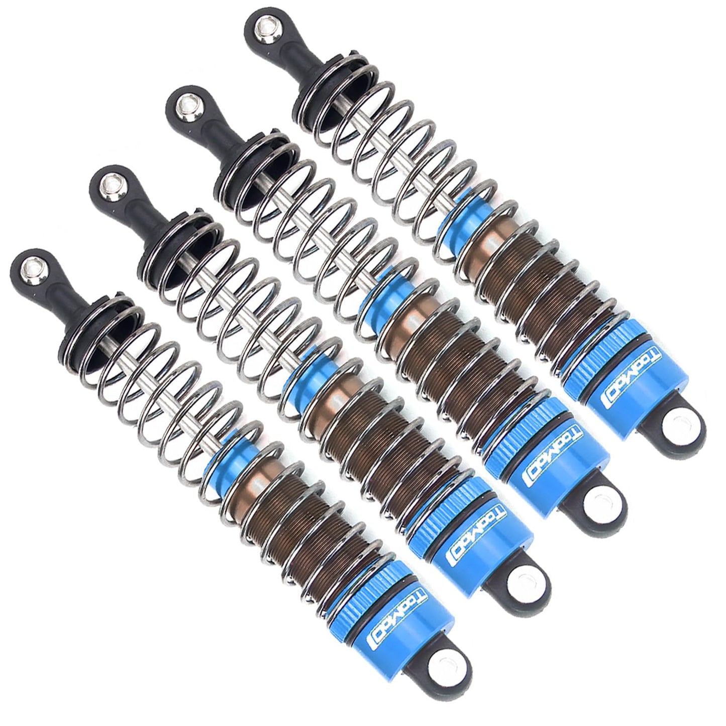 TOOMOD 1/10 80mm RC Oil filled Shock Absorbers kit for Tamiya TRX4 Axial SCX10 D90 Crawler Car Monster Car Upgrades Replace Part