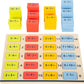 Small Foot Wooden Math Tiles - Educational Toy for Kids 3+, Small, Multi, Model 10716