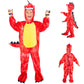 Dearsun Child'S T-Rex Dinosaur Costume Dinosaur Costume For Kids Fancy Dress Costume Hooded Romper Jumpsuit (Xs/90, Red)