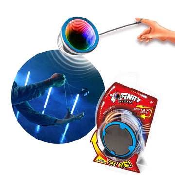 Goliath Yofinity Yo-Yo With Infinity Mirror And Coloured Lights (Assorted Blue, Green, Orange) (918655012)
