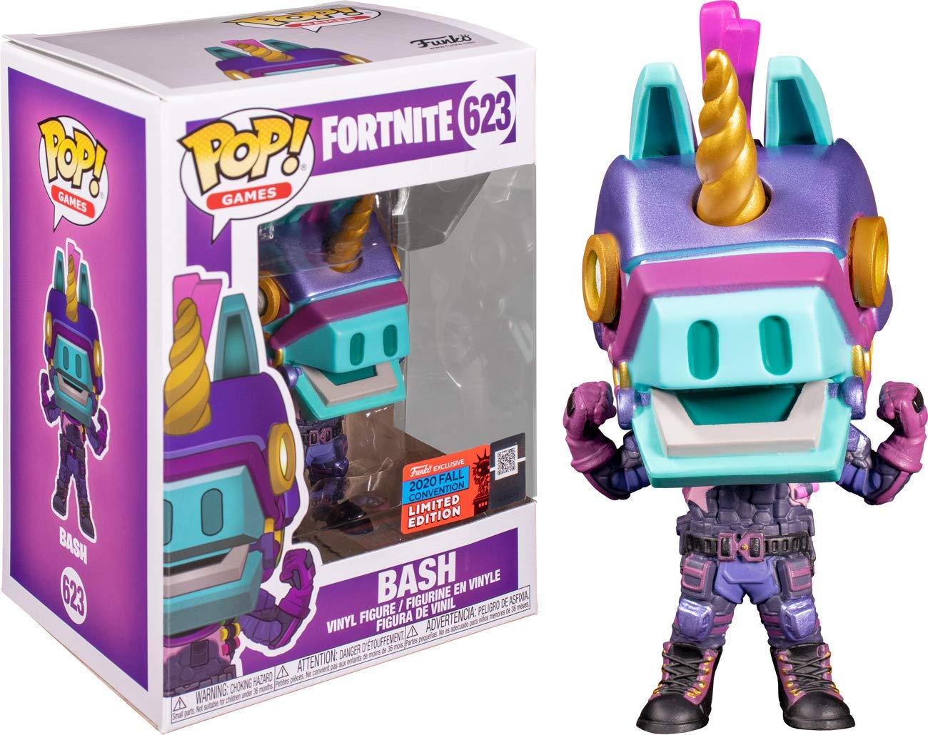 Funko - Figurine Fortnite - Bash Exclu Pop 10Cm - 0889698506939